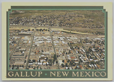Continental Size Postcard - Aerial View  - Gallup New Mexico - NM picture