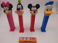 Vintage Disney Pez Dispensers Lot Of 4 Mickey Minnie Donald Goofy With Box picture