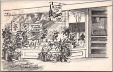 HARWICHPORT Massachusetts Advertising Postcard THAYER'S FLOWER SHOP Florist 1954 picture