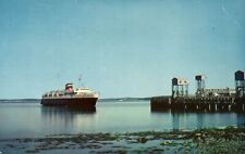 Yarmouth Bar Harbor Ferry Bluenose Maine Vintage Postcard Posted picture