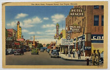 Postcard NV The Main Stem Fremont Street Las Vegas Nevada picture