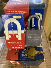 VINTAGE AMERICAN LOCK COMPANY MADE IN USA MODEL 5200  HIGH SECURITY PADLOCK  picture
