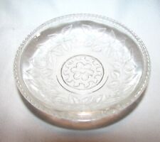 EAPG Central Glass Company Clear Cabbage Rose 4