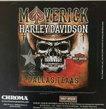 Harley Davidson Dallas Texas Maverick Harley Davidson Decal/Sticker Licensed New picture
