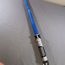 2002 Hasbro Star Wars Obi-Wan Kenobi  Lightsaber Blue Blade Telescoping picture