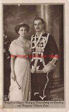 German Royalty, RPPC, Brunswick Duke Ernest Augustus & Victoria Louise, Sandau picture