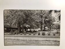 1940 View On Williams Street Oakwood Shores Chicago RPPC Postcard picture