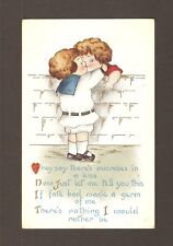 Antique 1914 Postcard Princeton Postmark Valentine's Day Card Love Sweetheart picture