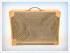Vintage 1970s Louis Vuitton Classic Brown Monogram Print Suitcase Bag Luggage picture