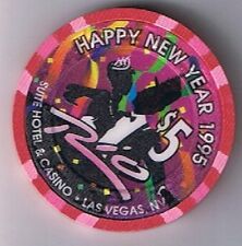 Rio Hotel $5.00 New Years 1995 Casino Chip Las Vegas Nevada picture
