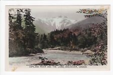 Capilano River & The Lions Vancouver Canada RPPC Real Photo Postcard picture