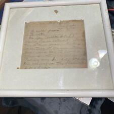 Antique 12x12 Framed Recipe For Cold Soap Dated October 1914 picture