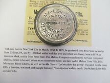 ANTIQUE 1890s-1900, MA-LE-NA  MEDICAL OINTMENT SALVE TIN picture