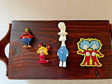 Dr. Seuss Figures Lot 4 Bricklebaum Cindy Lou Solla Sollew Thing 1 & 2 Sharpener picture