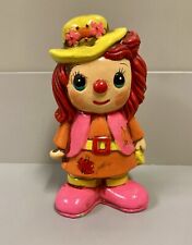 Vintage Looks Like Raggedy Ann Dressed Up  Super Cute Girl Coin Bank Colorful  picture