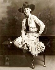 ANTIQUE WESTERN REPRODUCTION 8X10 PHOTOGRAPH PRETTY COWGIRL MARY DUNCAN c. 1928 picture