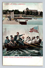 Commodore Perrys Victory Lake Erie Put in Bay OH Landing Hotel Lakeside Postcard picture