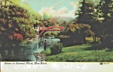 Central Park NY Antique Postcard New York picture