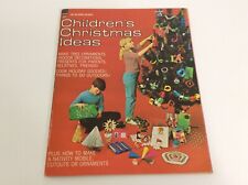 Vintage EDU-FUN MACO Childrens Christmas ideas Craft Magazine Activity Book 1967 picture