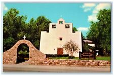 c1950's St. Francis De Paula, Franciscan Mission Tularosa New Mexico NM Postcard picture