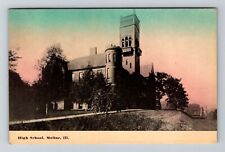 Moline, IL-Illinois, High School Antique c1912, Vintage Souvenir Postcard picture