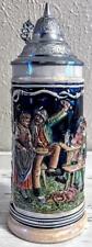 Vintage Marzi & Remy Beer Stein, Flirting Scene, No. 2452, Germany, Full Color picture