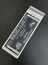 Vintage Illinois Matchbook “Radio Club” Chicago • Full Length picture