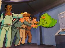 GHOSTBUSTERS animation cels SLIMER production art  cartoon background toys I1 picture