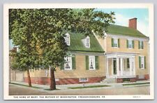 Fredericksburg Virginia, Mary Washington Home, Vintage Postcard picture