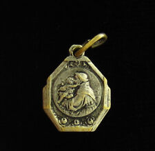 Vintage Saint Anthony Medal Religious Holy Catholic Petite Medal Small Size picture