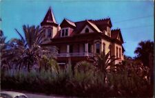 Postcard Chrome Southern Most House in USA Key West FL Judge Vining Harris PC783 picture