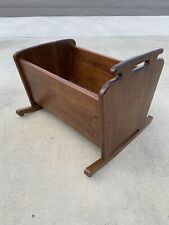 Homemade wooden antique cradle picture