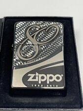 ZIPPO 2012 80TH ANNIVERSARY ARMOR LIMITED EDITION LIGHTER UNFIRED H384 picture