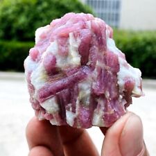 177g  Natural pink tourmaline quartz crystal mineral specimen Reiki healing picture