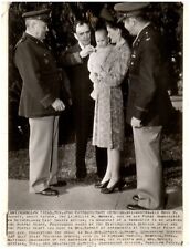 WWII Purple Heart Given to Baby of Hero Original Press AP Photograph 8x11