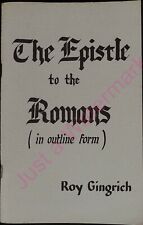 Religious Booklet The Epistle to the Romans (Outline Form) Roy Gingrich Memphis picture