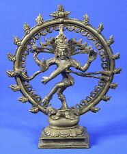 Vintage Brass/Bronze Nataraja Shiva Statue 6.75