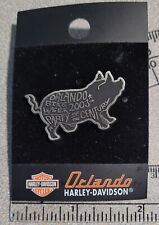Vintage Harley Davidson Orlando H-D 2003 Bike Week Party Pig Metal Pin picture