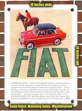METAL SIGN - 1959 Fiat 1200 a Spirited Motor Car - 10x14 Inches picture