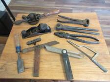 Antique and Vintage Carpenters Tools Stanley Blacksmith and Assorted Tools 10 Pc picture