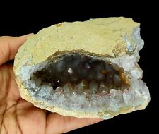 1.5 LB Natural Amethyst Geode Mineral Specimen - India picture