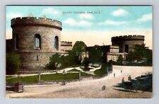 Carlisle-United Kingdom, Court Houses, Vintage Postcard picture