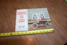 Vintage Famous Gm Cars A General Motors Family Album Booklet 1962 See Pix picture