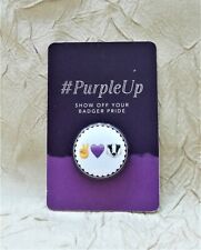 Spring Hill College Peace Love & Badgers Pinback #PurpleUp Mobile AL Show Pride picture