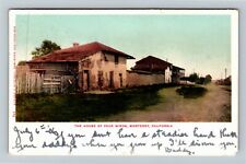Monterey CA-California, House Of Four Winds, Stone Wall, c1906 Vintage Postcard picture