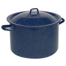 Imusa Blue Speckled Enamel Stock Pot 6 Quart, Blue picture