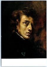 Postcard - Frédéric Chopin By Eugène Delacroix, Louvre Museum - Paris, France picture