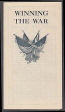 D Appleton Publisher Winning The War book offerings folder 1918 picture