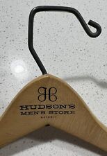Vintage JL HUDSON’S Department Store Detroit Wood MCM Hollywood Regency Hanger picture