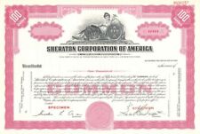 Sheraton Corporation of America - Specimen Stock Certificate - Specimen Stocks & picture